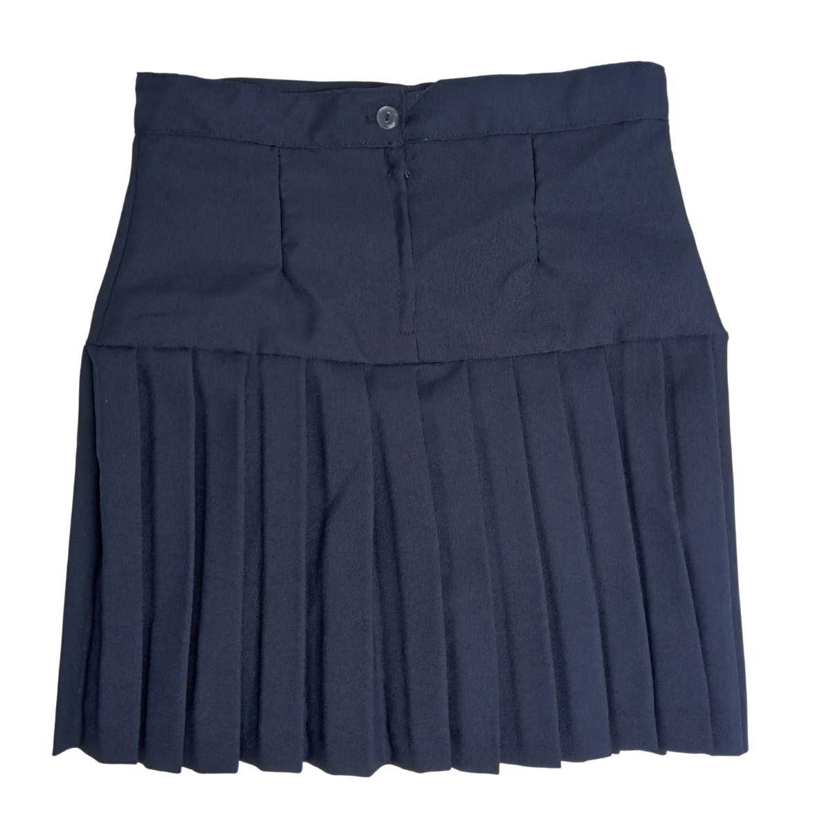 Falda Escolar Tableada Azul Marino Uniforme Tallas A La 10
