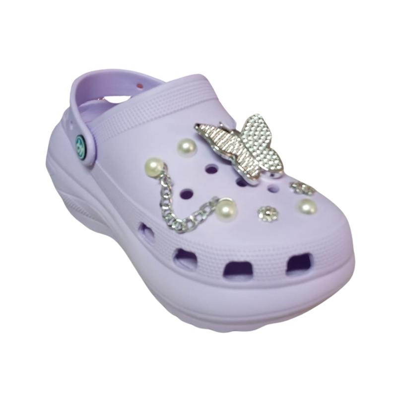 Sandalia Dama Plataforma Moderna Pines Tallas 23 Al 26 B-696