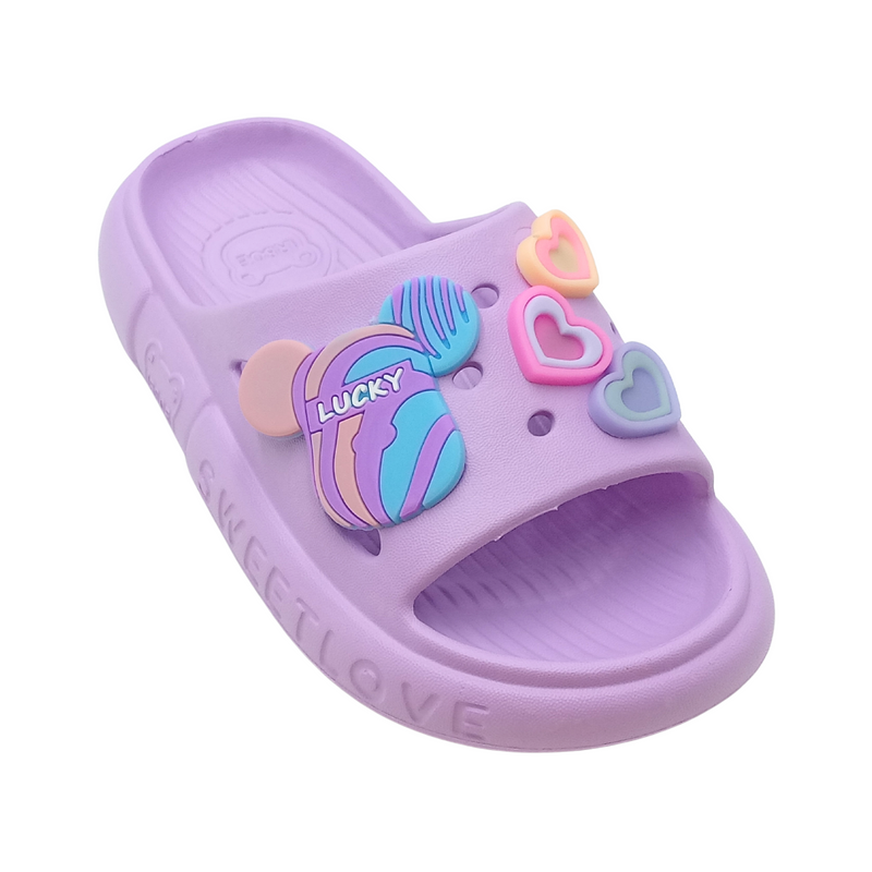 Sandalia Niño Niña Slide Moderna Casual Sm871