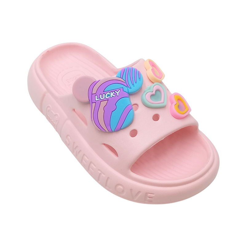 Sandalia Niño Niña Slide Moderna Casual Sm871