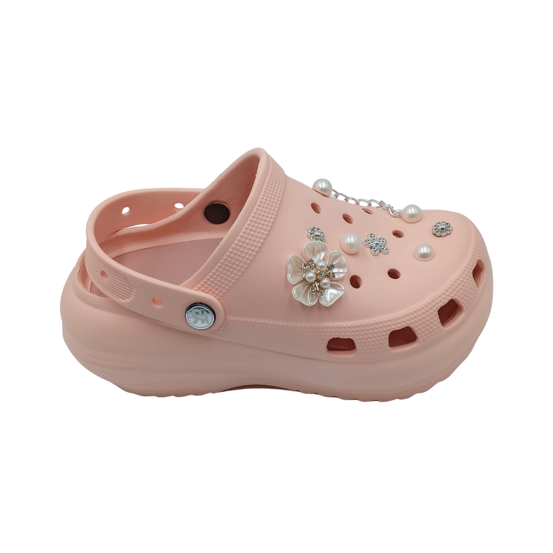 Sandalia Dama Plataforma Moderna Pines Tallas 23 Al 26 B-696