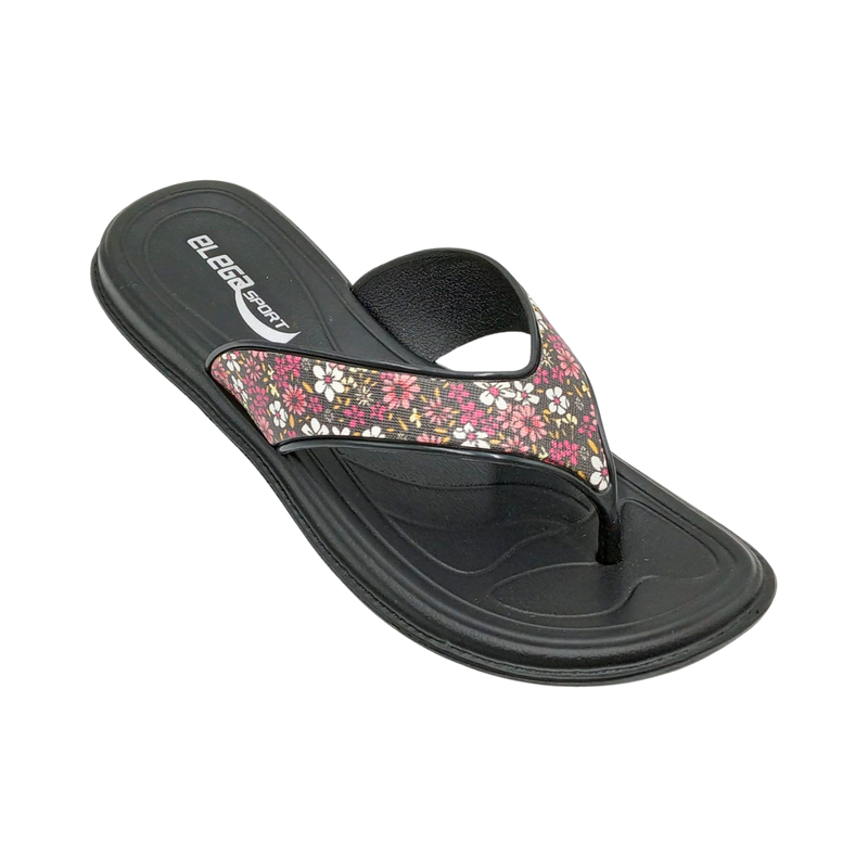 Sandalia Dama Thong Flores Moda Elegante Playa