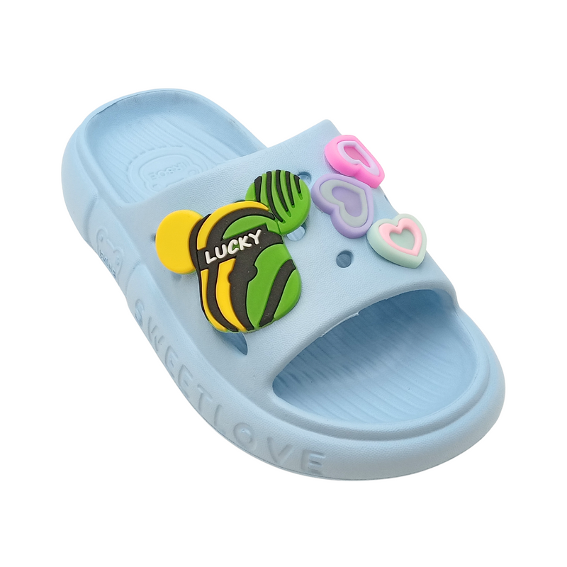 Sandalia Niño Niña Slide Moderna Casual Sm871