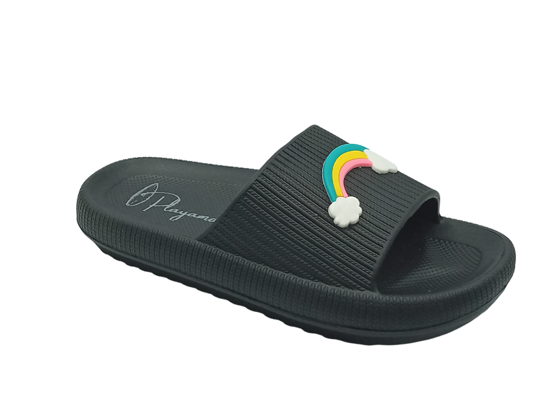 Sandalia Slide Unicornio & Arcoiris