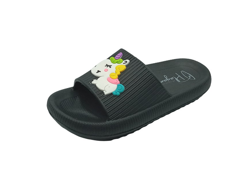 Sandalia Slide Unicornio & Arcoiris