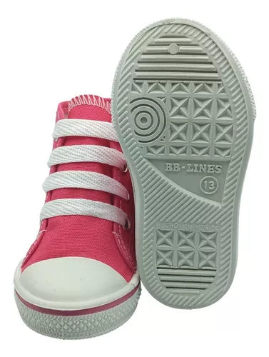 Tenis Bebe Niños Niñas Tipo Bota Modernos Cómodos Ligeros