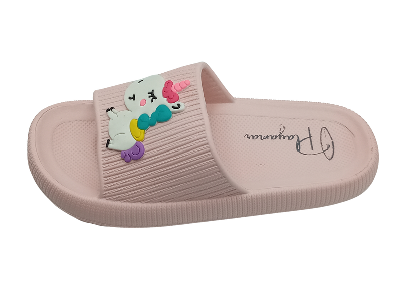 Sandalia Slide Unicornio & Arcoiris