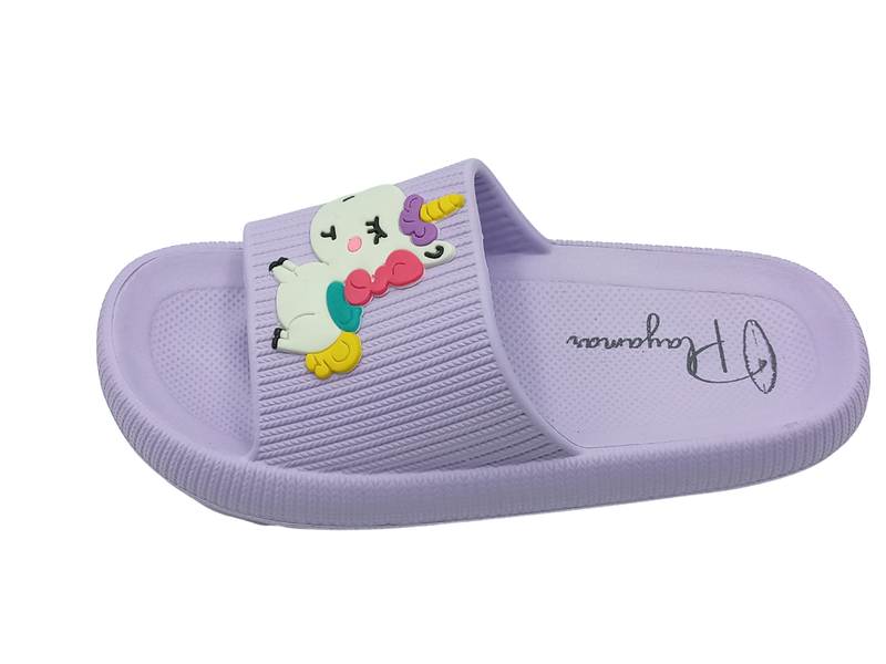 Sandalia Slide Unicornio & Arcoiris