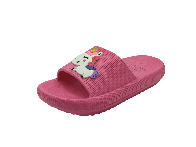 Sandalia Slide Unicornio & Arcoiris